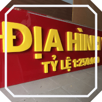 icon biển alu chữ nổi