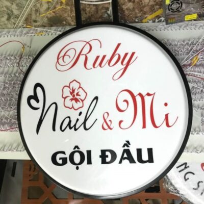 biển hiệu đèn LED âm bản