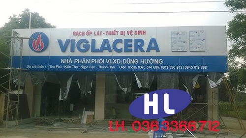 Thi công biển quảng cáo cho Viglacera Thanh Hóa