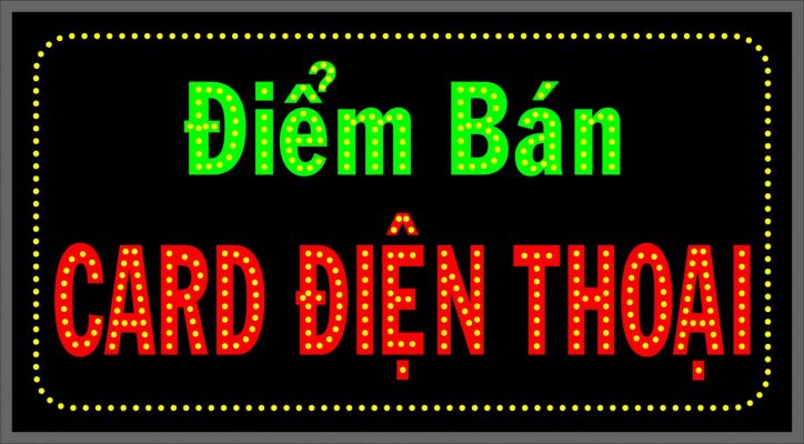 bien quang cao ban the dien thoai