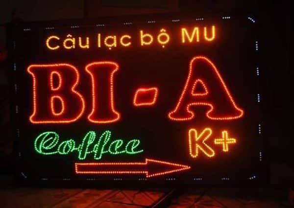 Mẫu biển quảng cáo led đẹp tại Hà Nội - mẫu biển quán bi -a