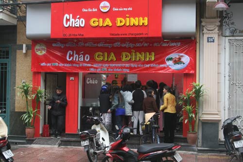 mau bien quang cao quan chao dinh duong