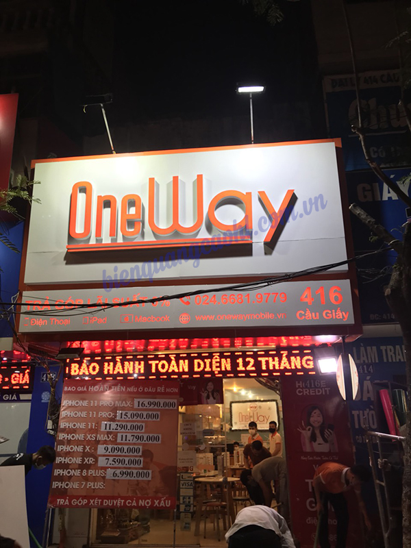 biển led điện thoại
