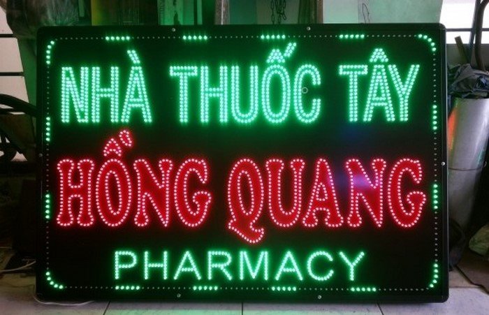 biển led quầy thuốc