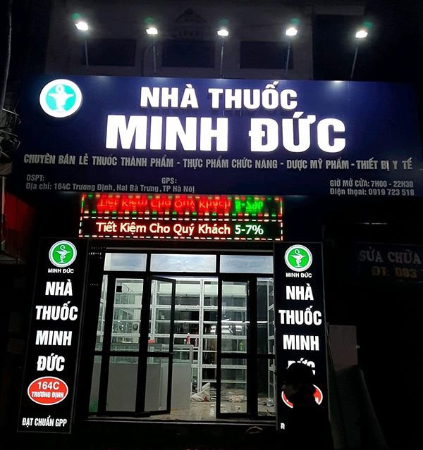 biển led nhà thuốc