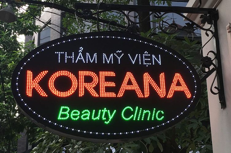 biển led vẫy spa