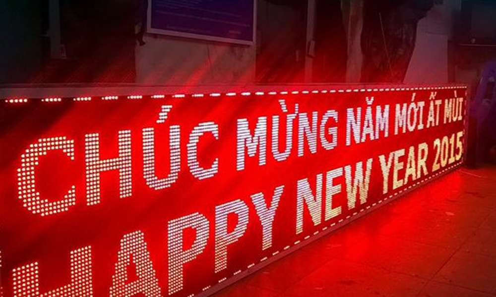 Biển hiệu chúc mừng năm mới
