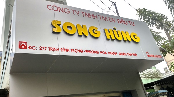 Chú ý lựa chọn kích thước biển hợp lý