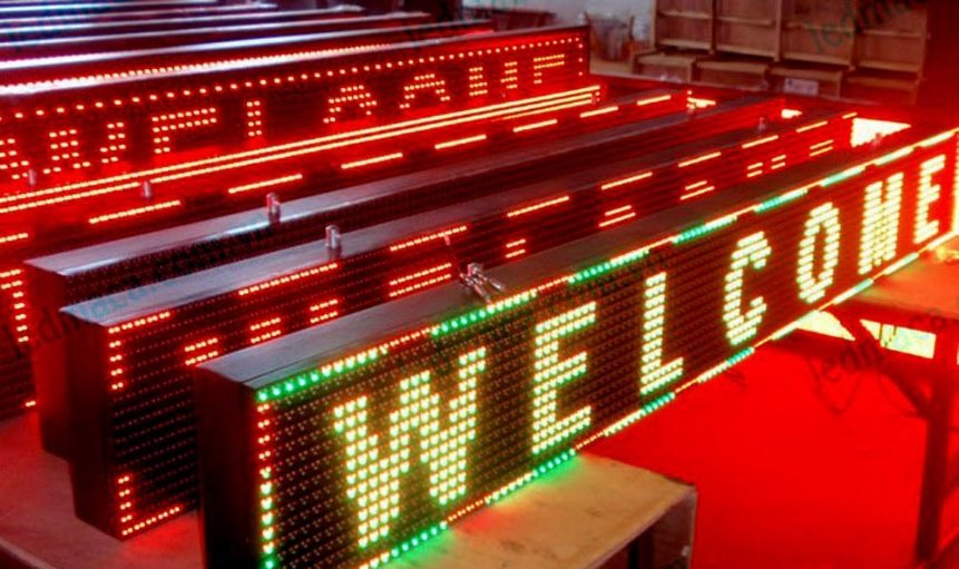 biển led ma trận 3 màu