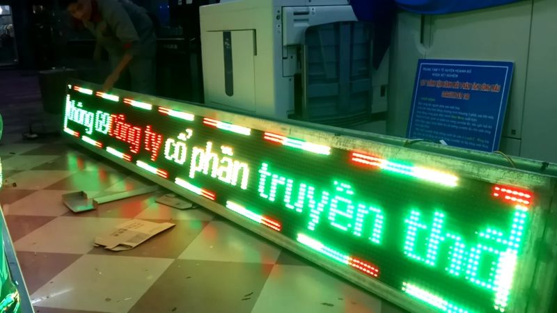 biển quảng cáo led chạy chữ