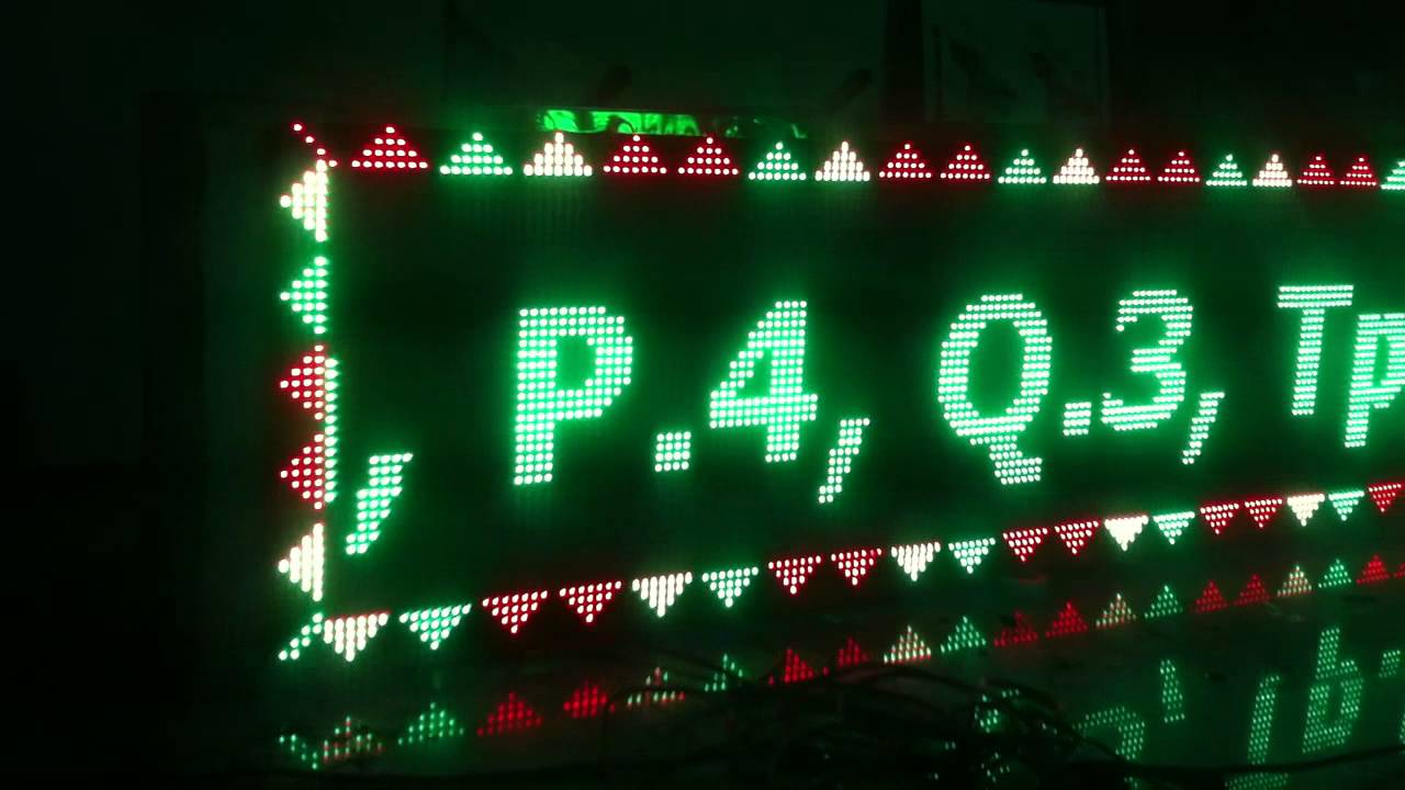 biển led ma trận 3 màu
