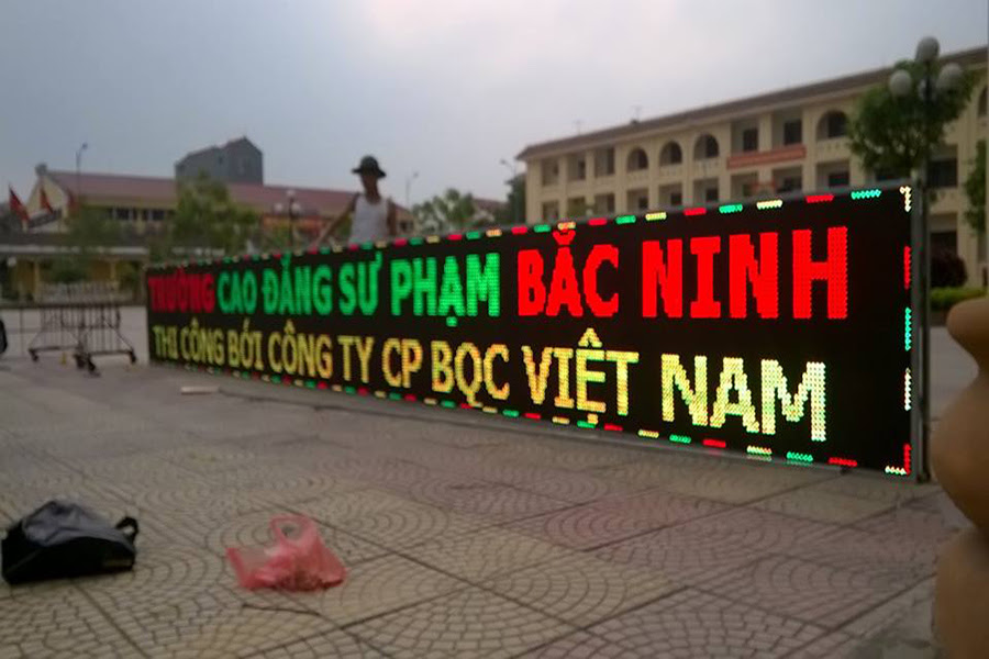 Mẫu biển led ma trận 3 màu