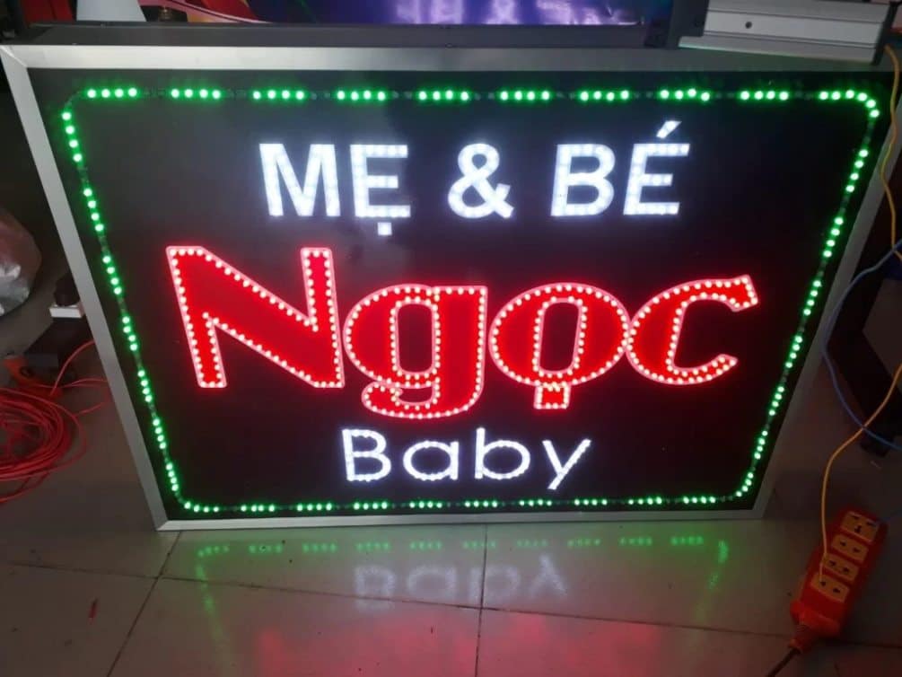 Mẫu biển quảng cáo led đẹp tại Hà Nội - mẫu 30