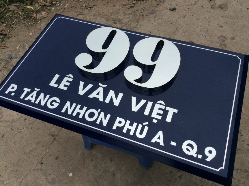 biển số nhà chữ nổi alu