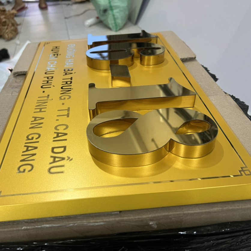 biển số nhà chữ nổi