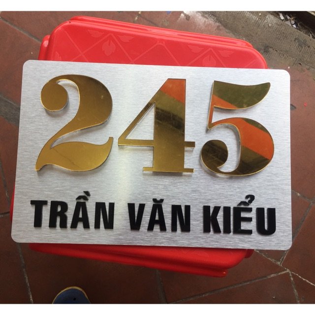 biển số nhà chữ nổi