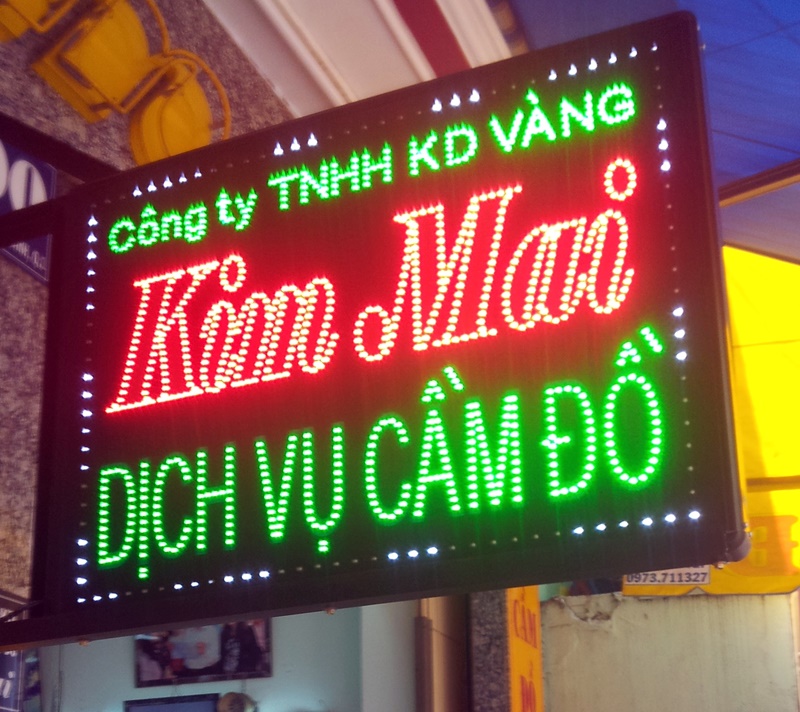 biển led nhấp nháy