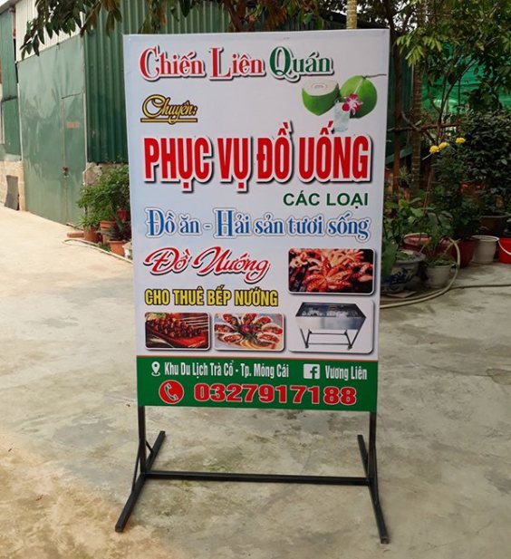 biển quảng cáo đứng