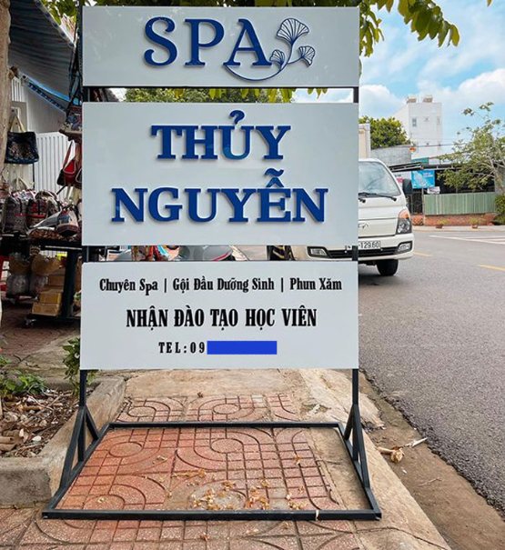 biển quảng cáo đứng