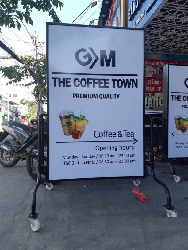 biển quảng cáo đứng