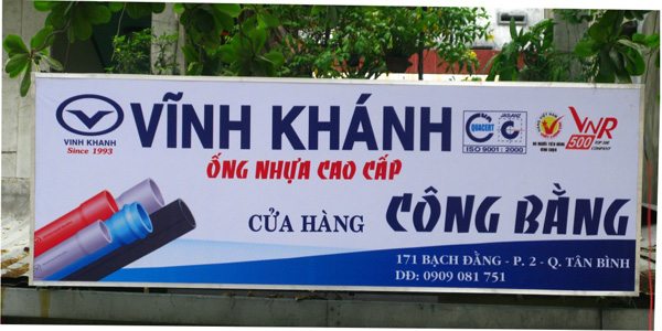 biển quảng cáo in bạt hiflex