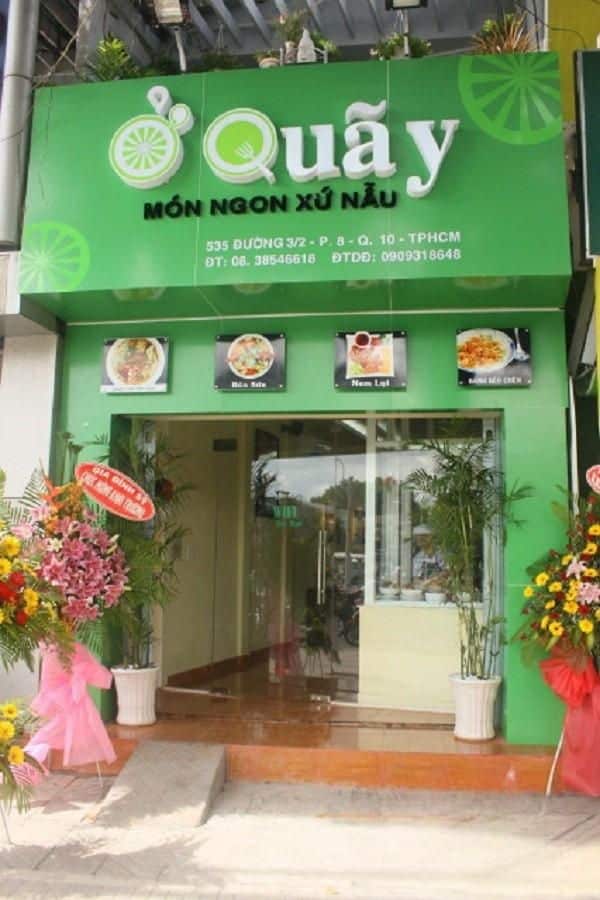 biển quảng cáo quán ăn vặt