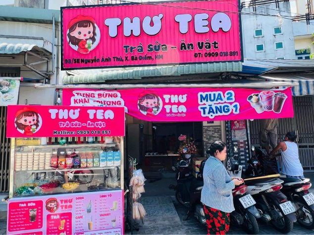 mẫu biển quảng cáo đồ ăn vặt