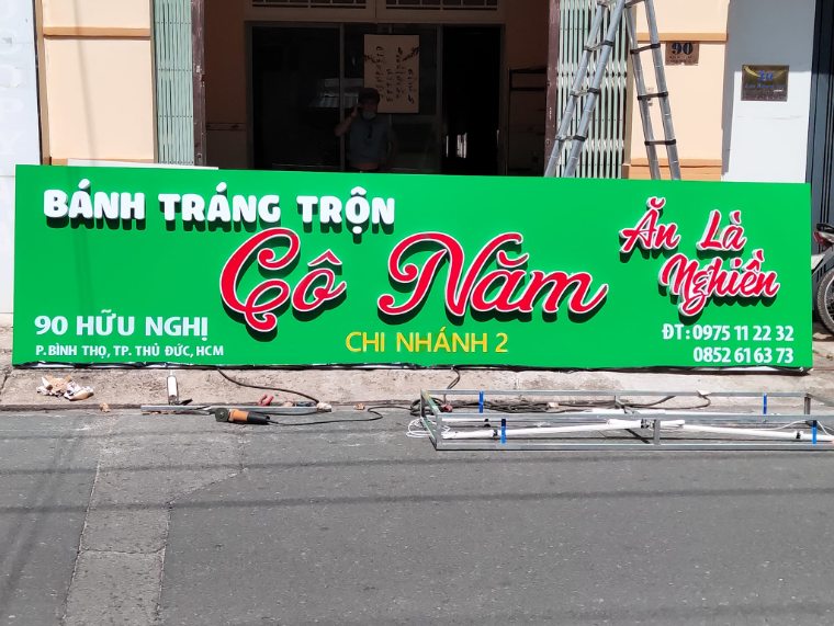biển quảng cáo đồ ăn vặt đẹp