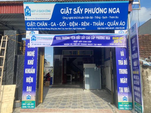 biển hiệu quảng cáo cho cửa hàng giặt là