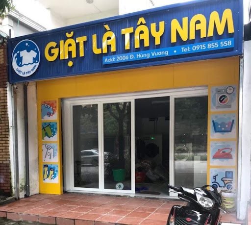 biển hiệu quảng cáo cho cửa hàng giặt là