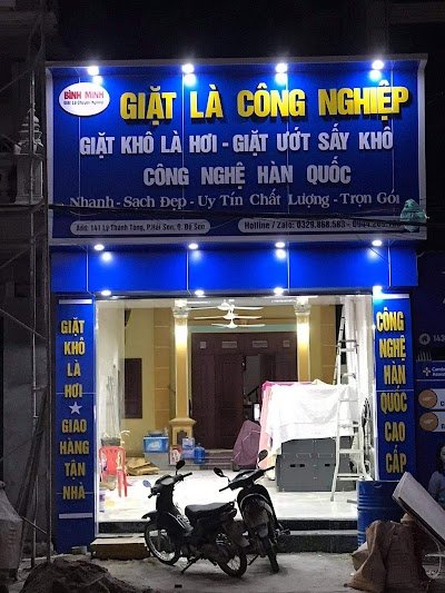 biển quảng cáo giặt là