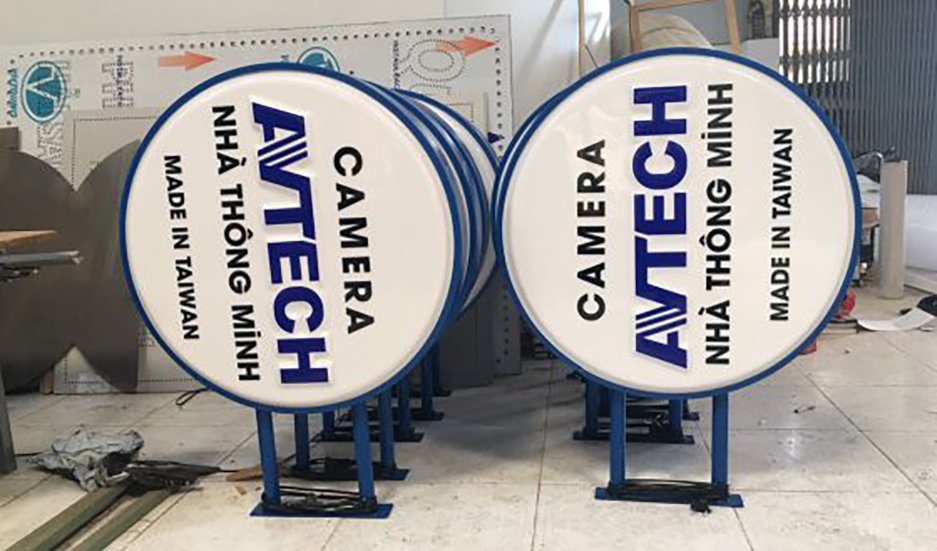 biển vẫy hình tròn