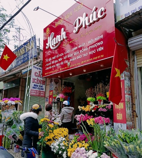 biển quảng cáo cho shop hoa tươi