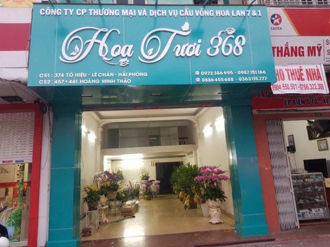 biển quảng cáo cho shop hoa tươi