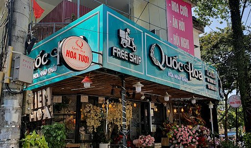 biển quảng cáo hoa tươi