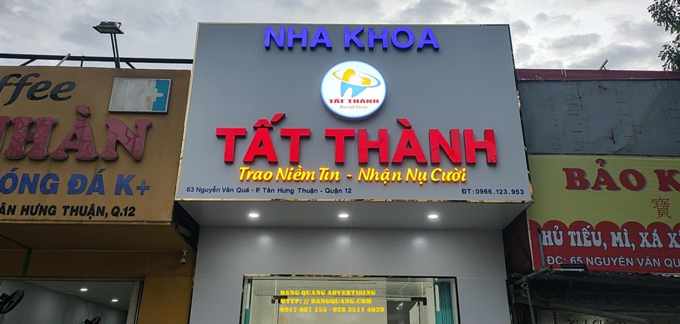 biển led nha khoa