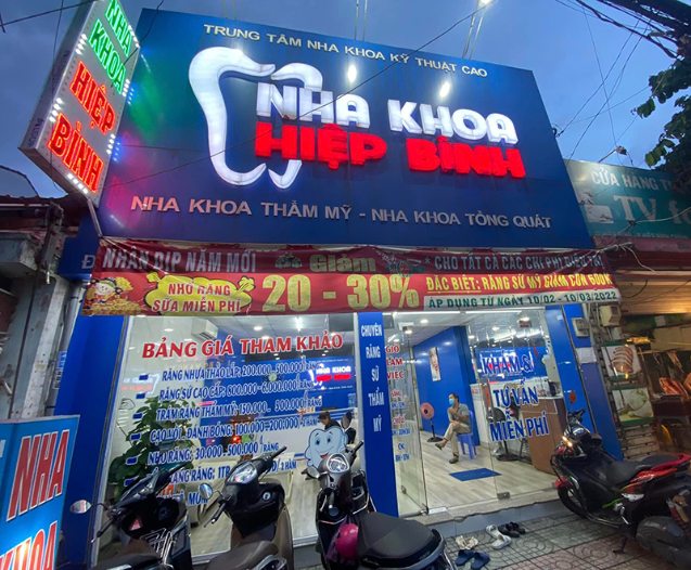 biển led nha khoa