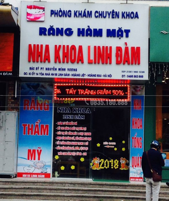 biển quảng cáo nha khoa