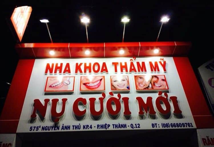 mẫu biển quảng cáo phòng khám răng hàm mặt
