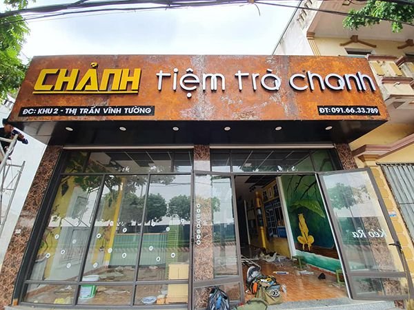 mẫu biển quảng cáo trà sữa đẹp