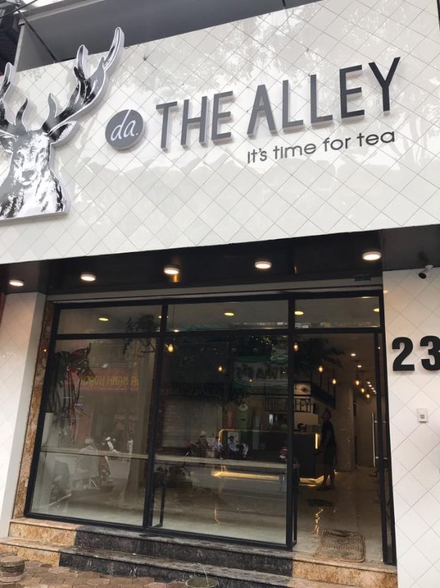 biển quảng cáo quán trà sữa