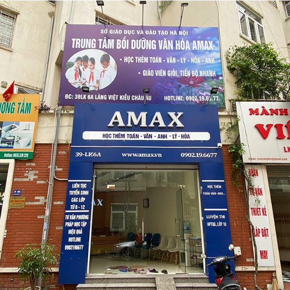 biển hiệu trung tâm tiếng anh