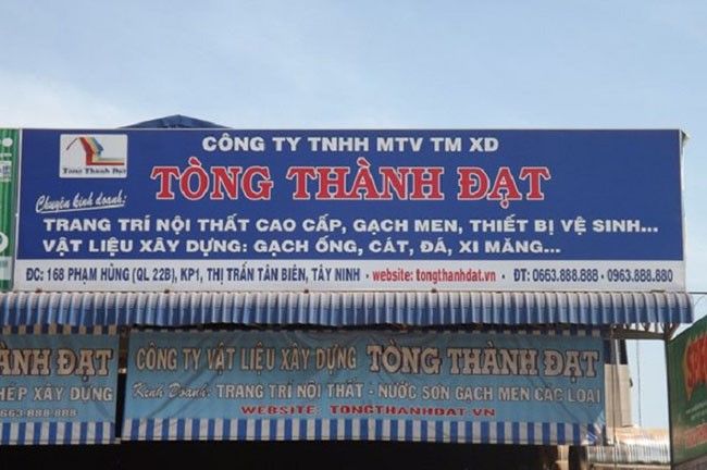 biển quảng cáo công ty xây dựng
